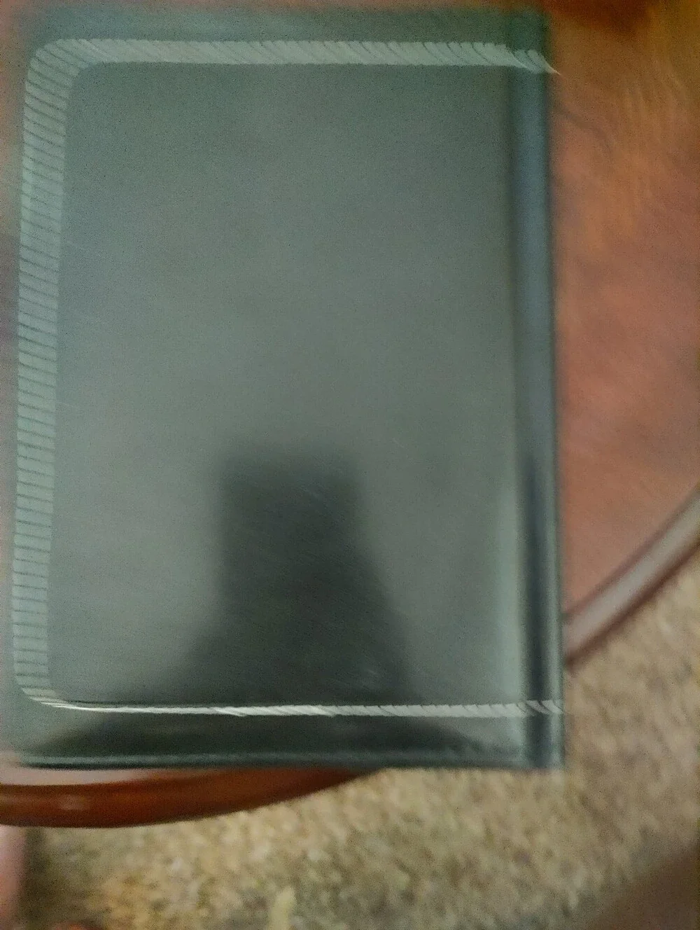 FAUX LEATHER PADFOLIIO WITH PEN